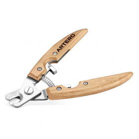 Нокторезачка за кучета и котки Artero Duke Nail clipper S от естествен бамбук и висококачествена неръждаема стомана